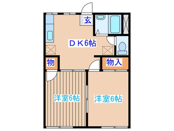 ベルモントハイツの物件間取画像